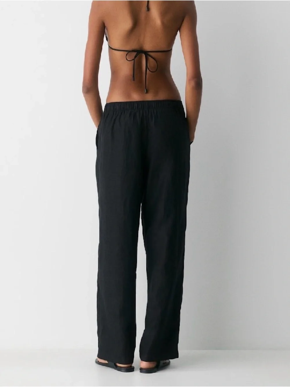 Aritzia Little Moon Sail  Linen Pant medium